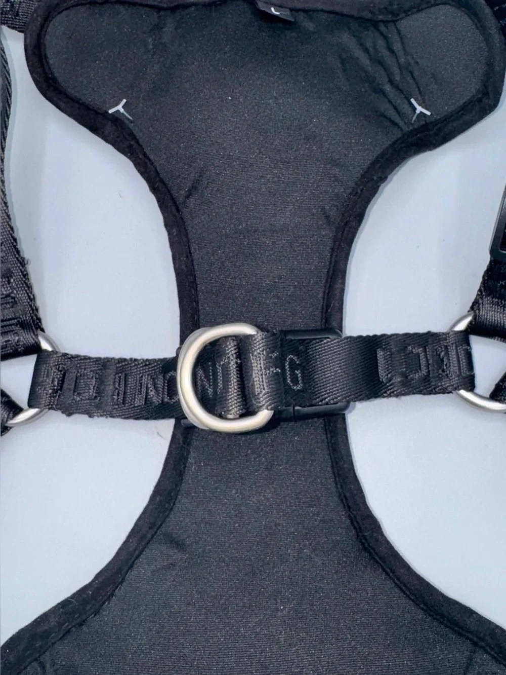 NEW London Fog Black No-Pull Padded Dog Harness